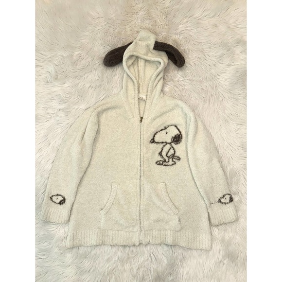 Gelato Pique x SNOOPY Peanuts Jacquard Hoodie Full Zip Fleece Sweatshirt - Picture 2 of 13